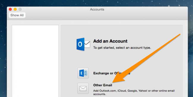 setting up gmail for office 365 mac